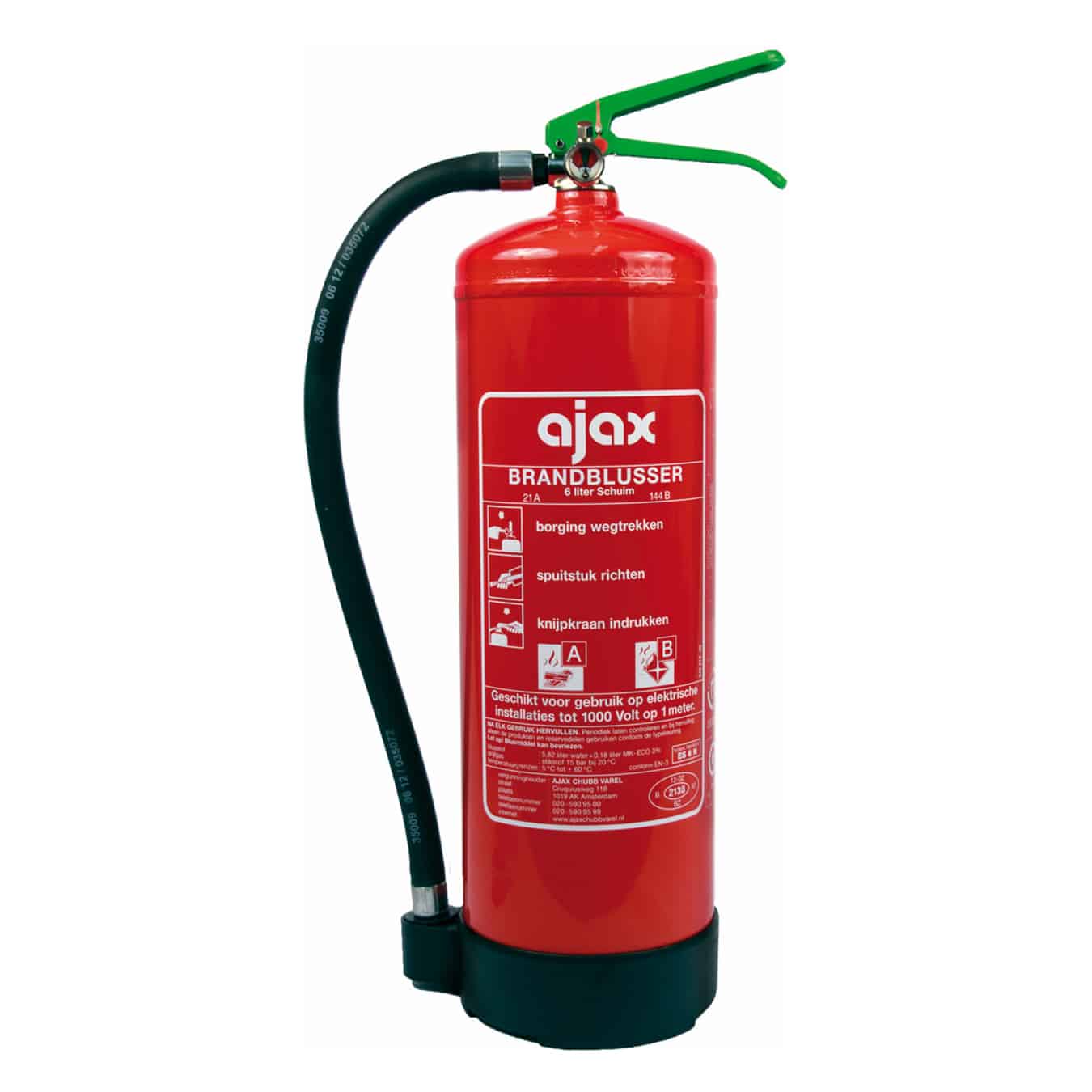 Koop Ajax ES-6N Brandblusser schuim 6 liter