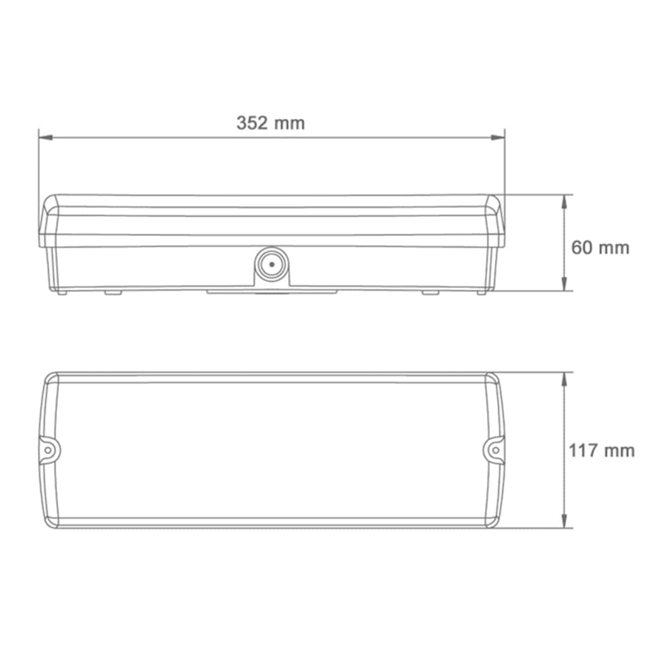 Koop LED Noodverlichting 3W Opbouw