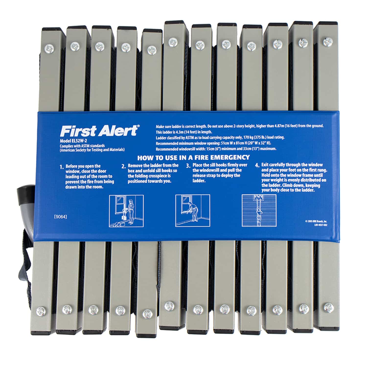First Alert EL52W-2 Vluchtladder 4,3 mtr