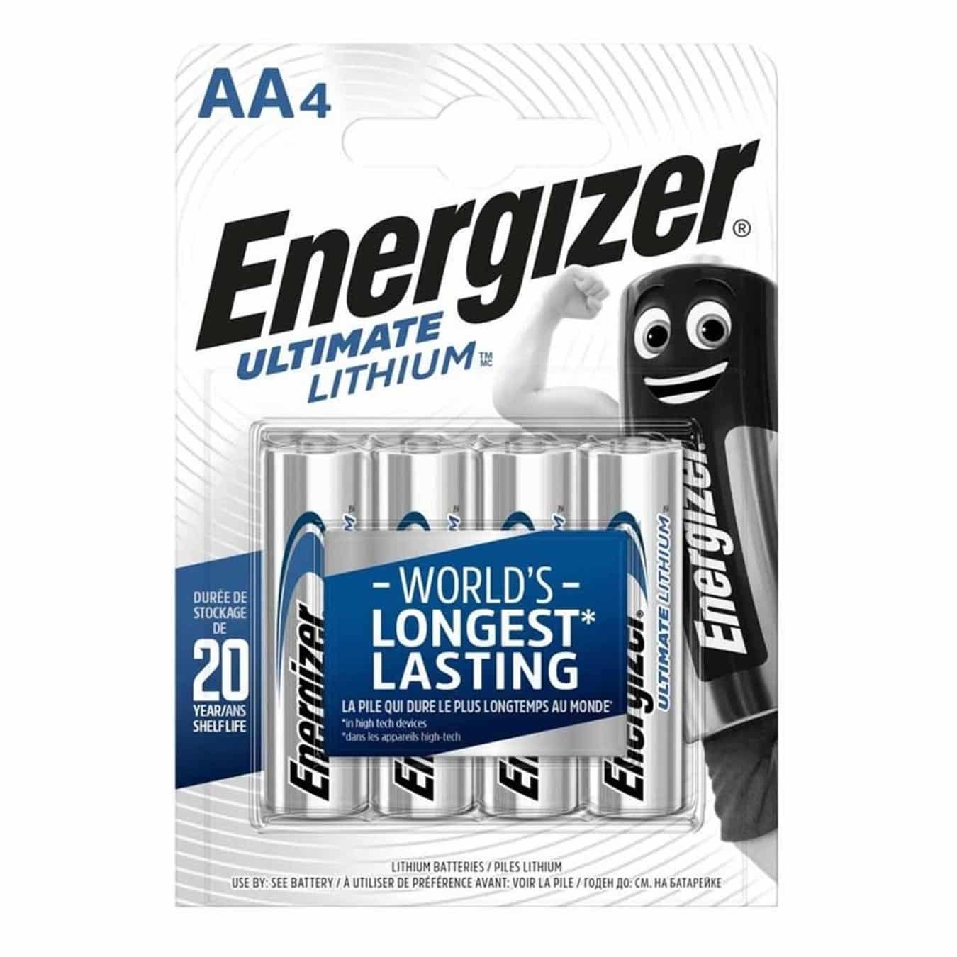 Koop Lithium AA batterijen Energizer Ultimate L91 (4 stuks)