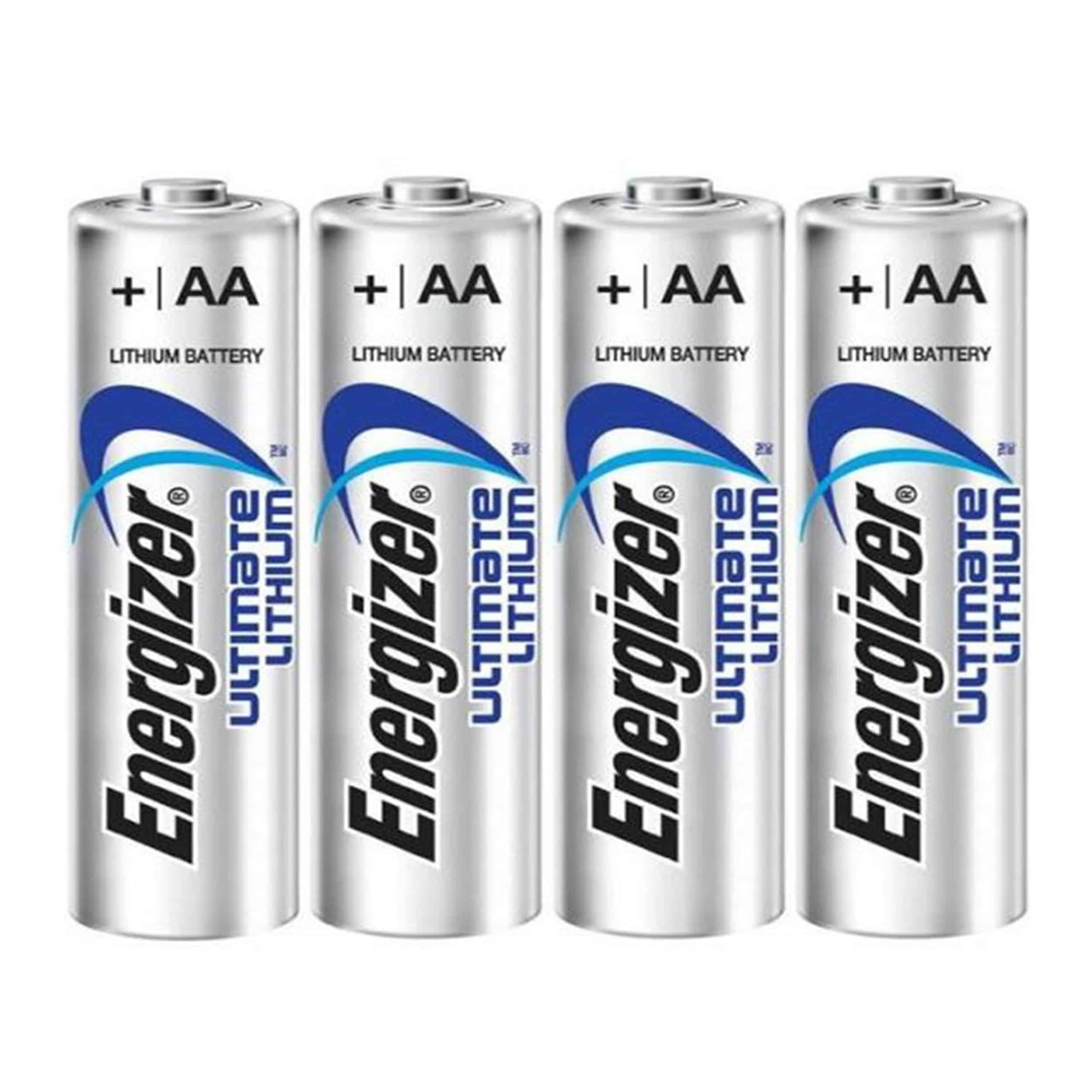 Lithium AA batterijen Energizer Ultimate L91 4 stuks