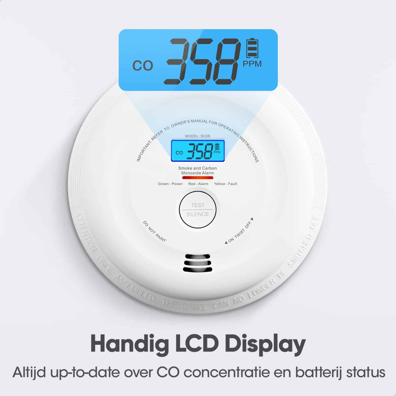 XSense SC01 Combimelder Brandpreventiewinkel