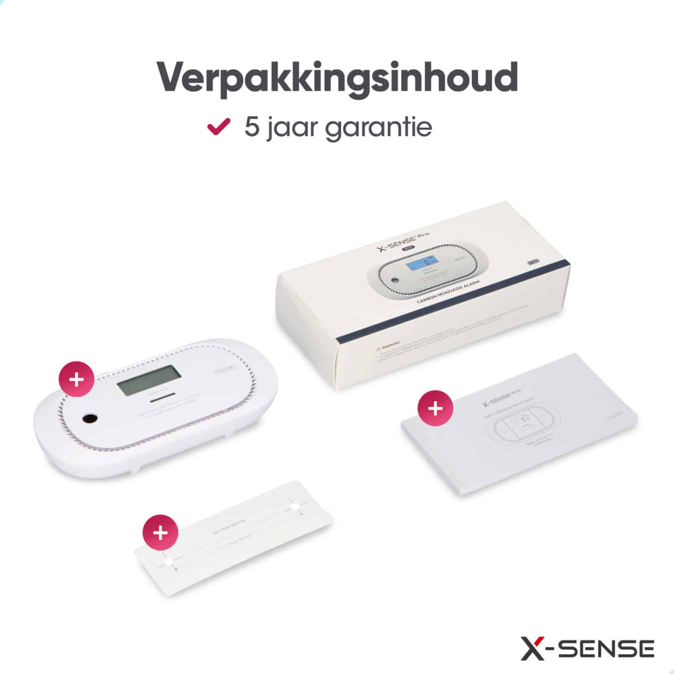 Koop X-Sense XC01 CO-melder met montageset