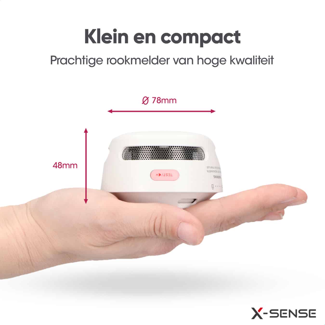 Koop X-Sense XS01-Wx2 Rookmelderset - draadloos koppelbaar - 2-pack