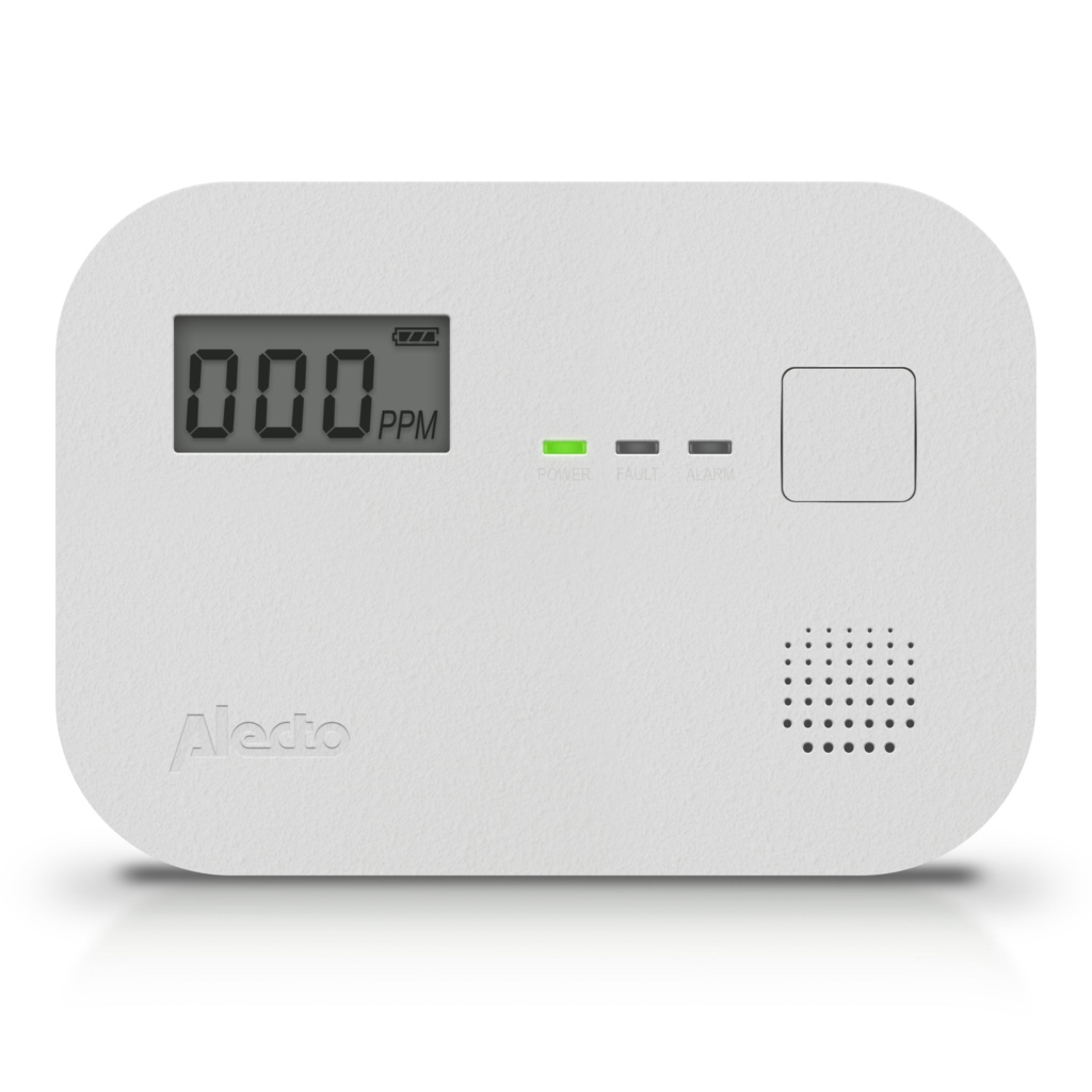 WisuAlarm GC20-B Koolmonoxidemelder - 10 Jaar Batterij, 10 Jaar Figaro Sensor Hoge Kwaliteit Co Melder