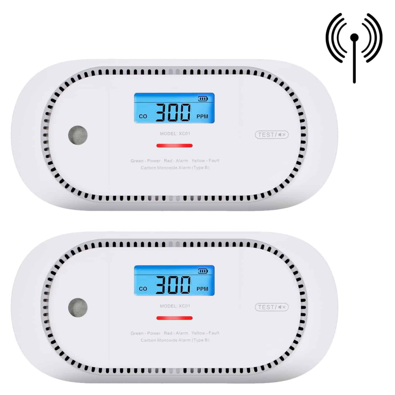 Koop X-Sense XC01P-WR Koolmonoxidemelder 2-pack – draadloos koppelbaar