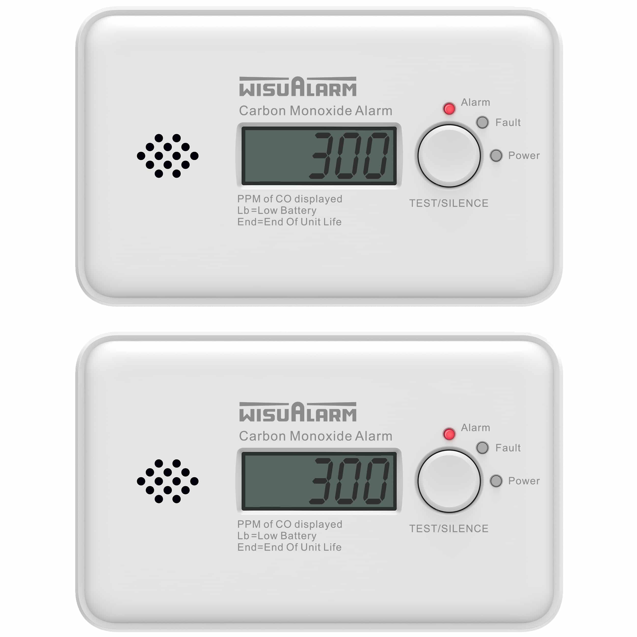 WisuAlarm GC20B Koolmonoxidemelder 2-pack