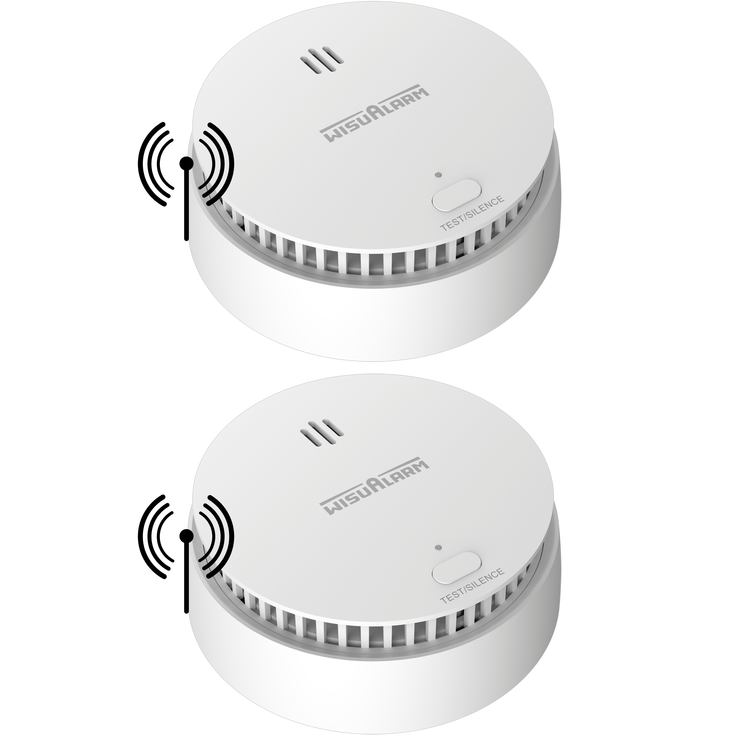 WisuAlarm SA30A-R8 Koppelbare rookmelder 2-pack