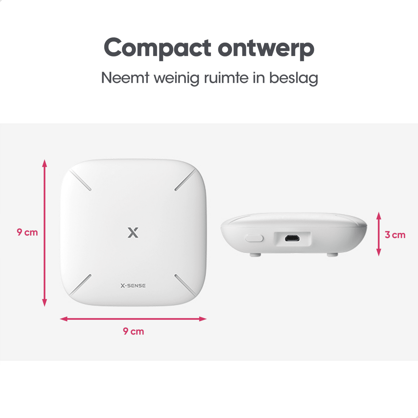 Koop X-Sense Link+ Pro bundel - 1 Rookmelder en Base Station