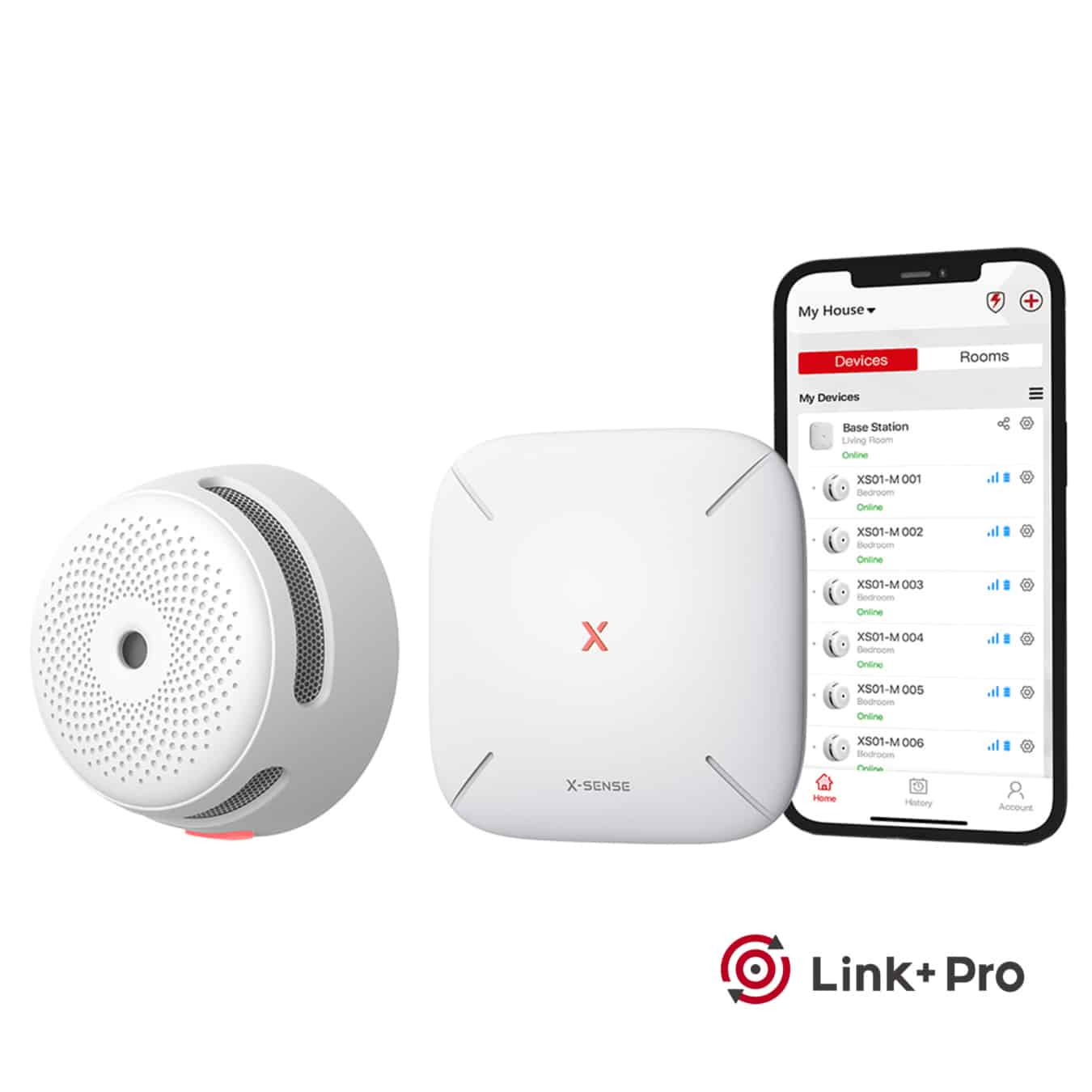 Koop X-Sense Link+ Pro bundel – 1 Rookmelder en Base Station