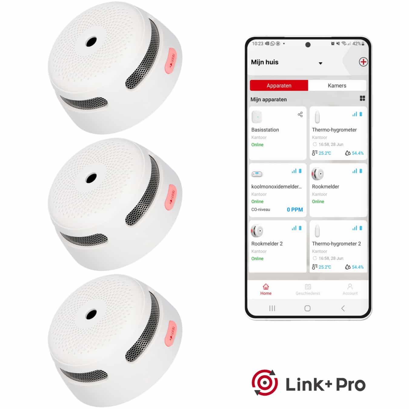 Koop X-Sense XS01-M Slimme rookmelders – Link+ Pro 3-pack