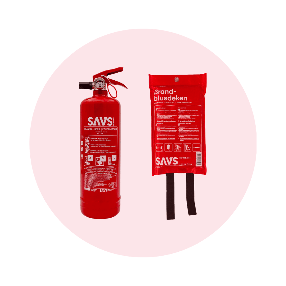 SAVS Brandblusser en Blusdeken