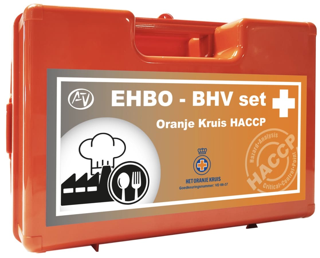 Koop SAVS EHBO Verbandkoffer voor Horeca – HACCP – Oranje Kruis