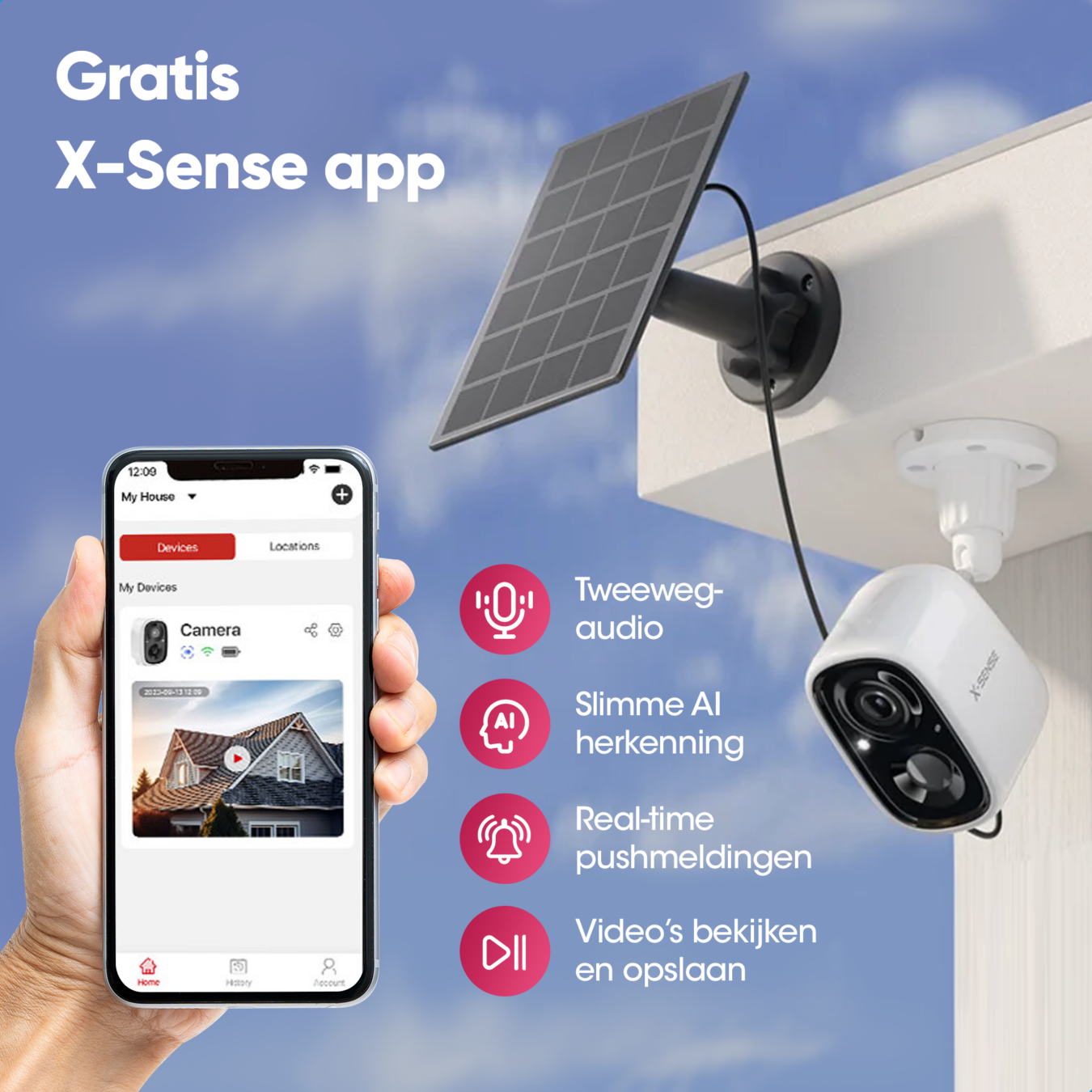 Koop X-Sense SSC0A Slimme buitencamera