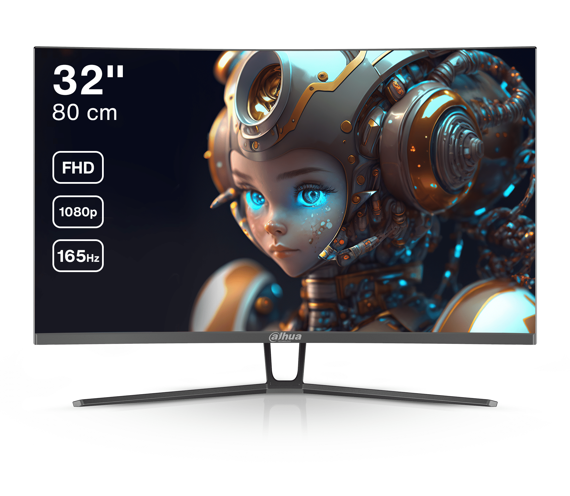 Dahua LM32-E230C - 32 inch Curved Full HD Monitor - 165 Hz - 1ms
