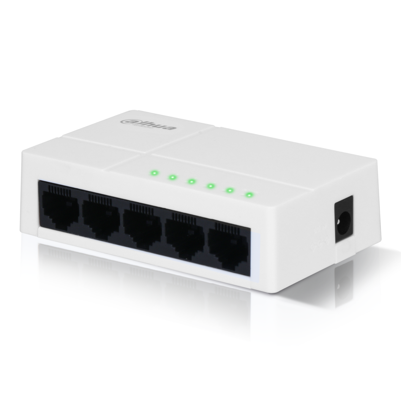 Koop Dahua Ethernet Switch – 5 Poorten – 10 / 100 / 1000 Mbps –  Kunststof