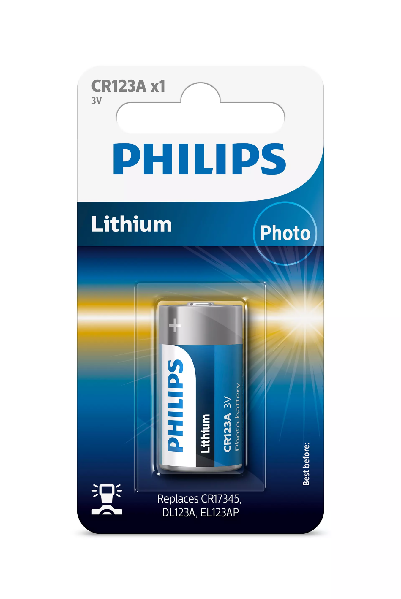 Koop Philips 3V Lithium CR123A