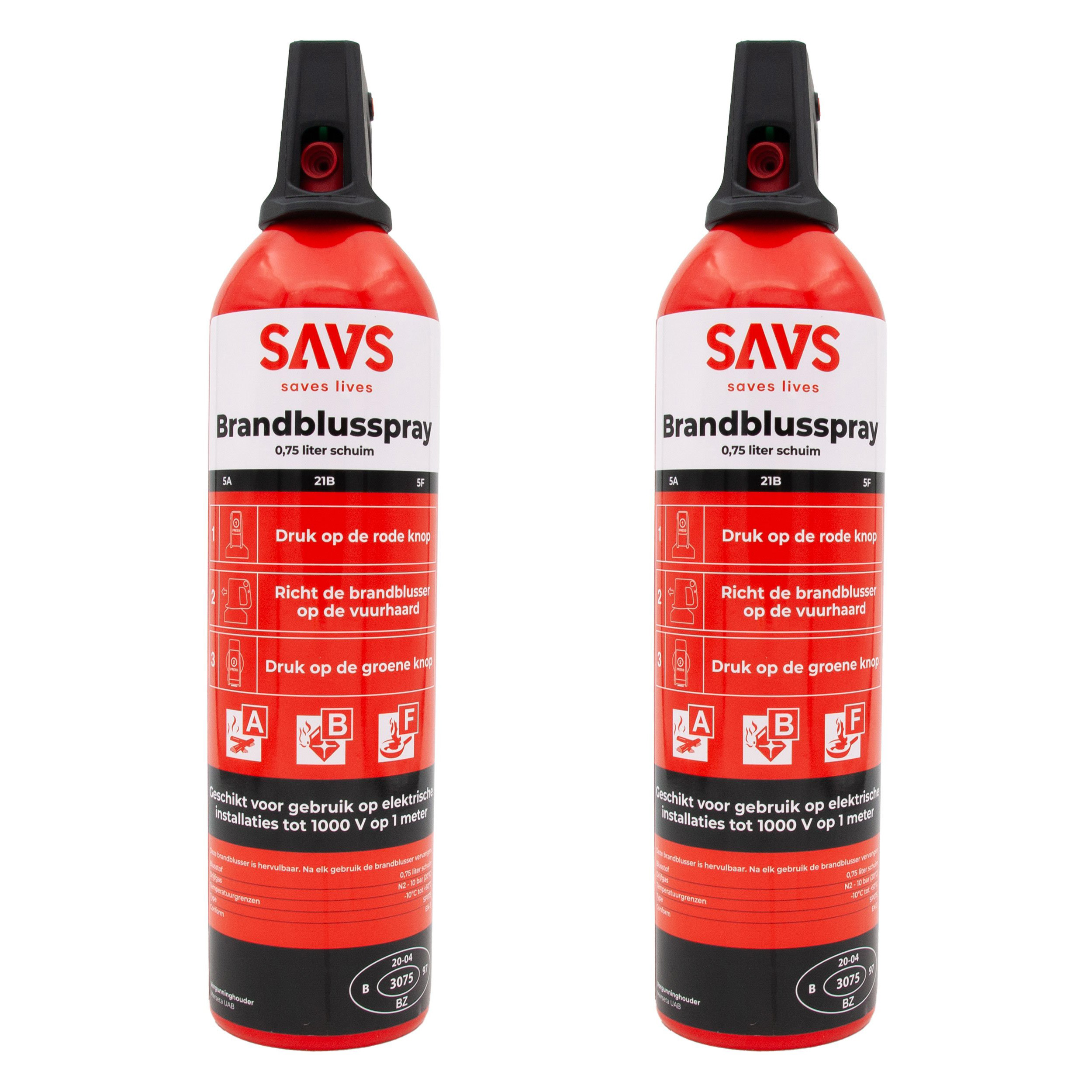 SAVS Sprayblusser ABF 750ml 2 pack