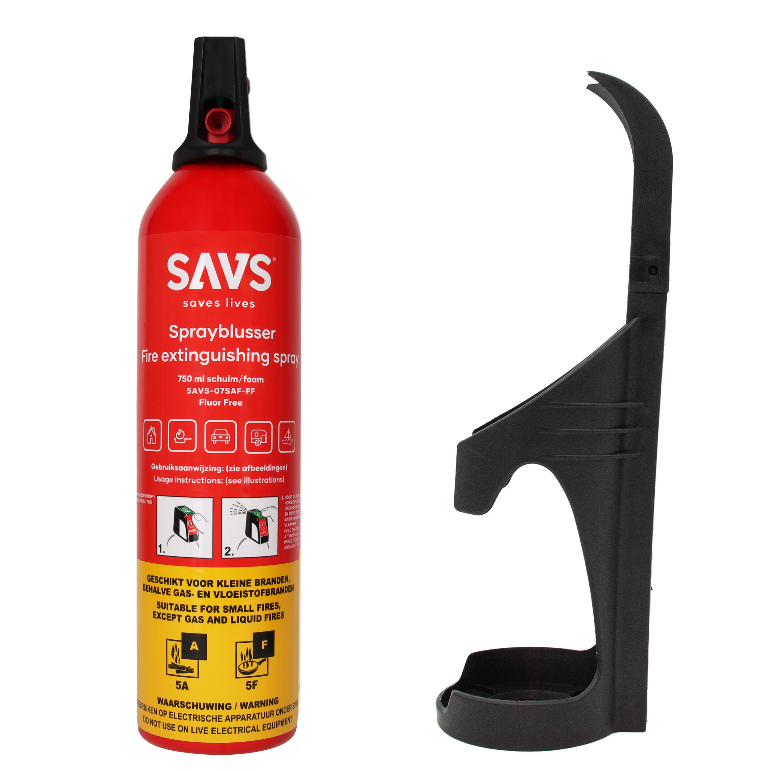 SAVS Sprayblusser ABF 750ml + Ophangbeugel