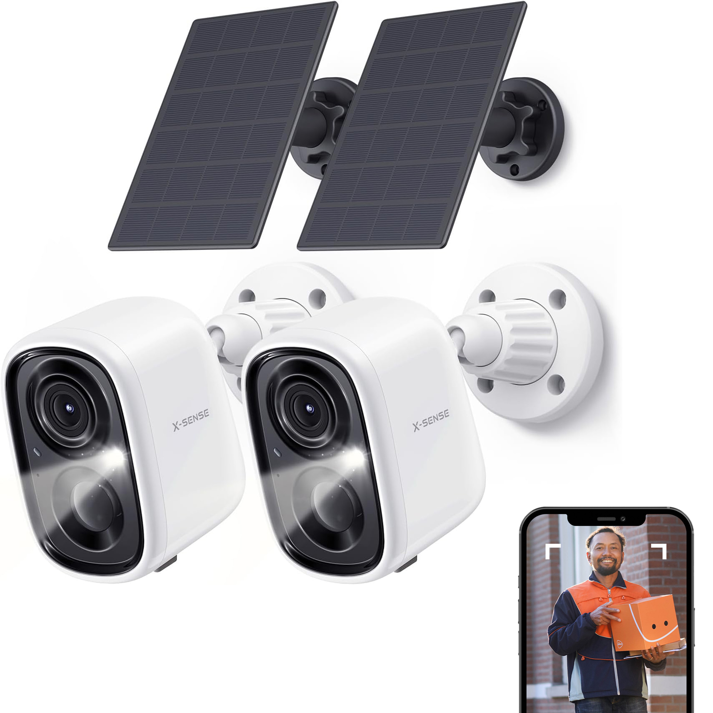 X-Sense SSC0A Slimme buitencamera 2-pack
