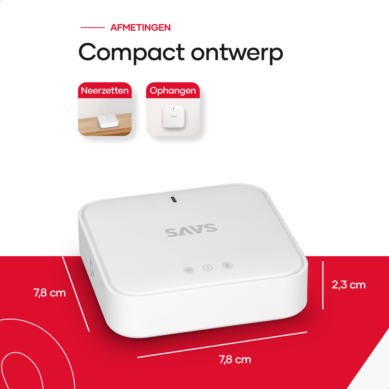 Koop SAVS Linksmart® bundel – 10 Slimme rookmelders en Base Station