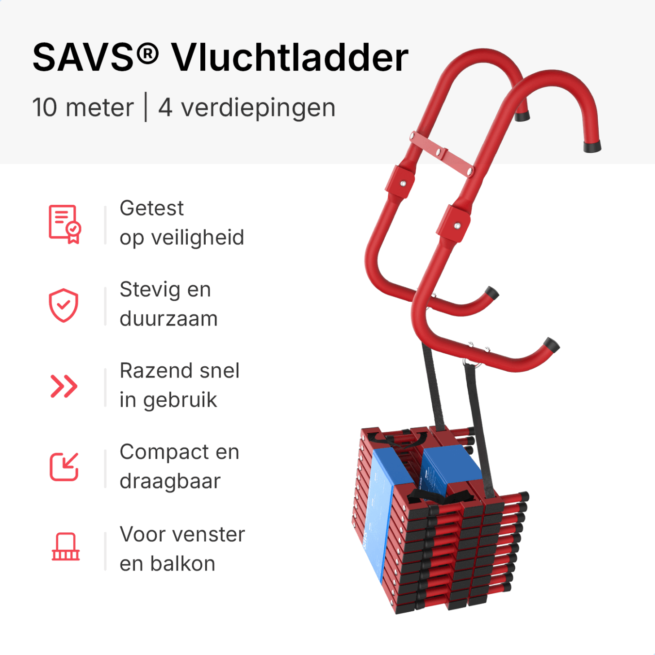 Koop SAVS ESC-10S Vluchtladder 10 meter