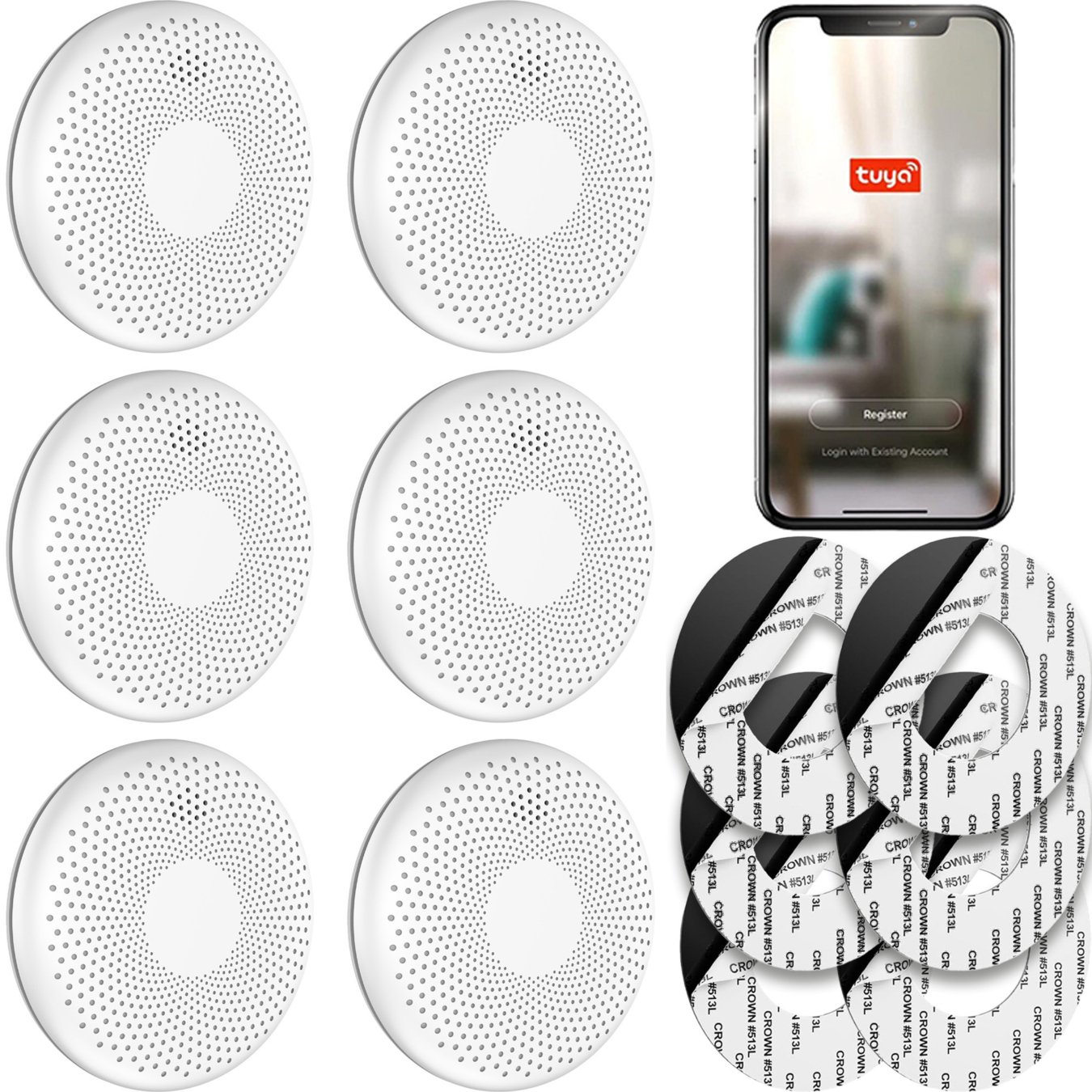 Koop SAVS CS11W Combimelder Slim – Tuya 6-pack