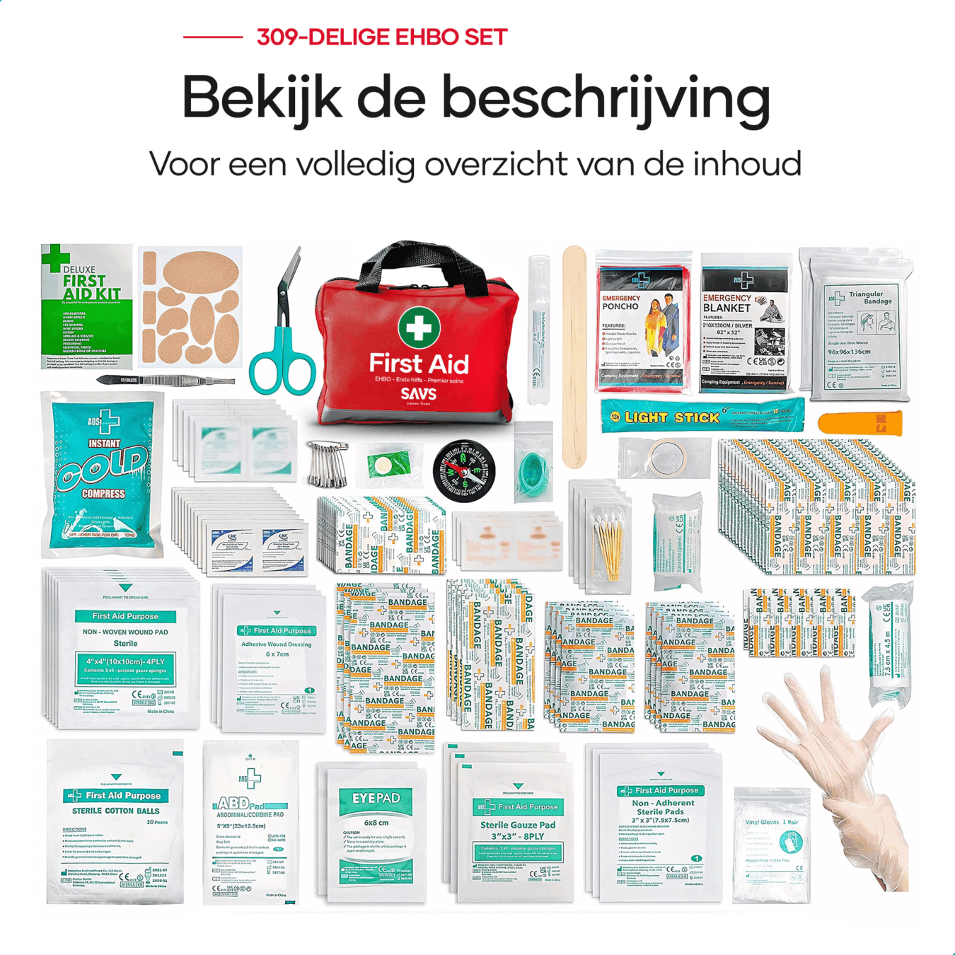 Koop SAVS EHBO-Kit 309-delig