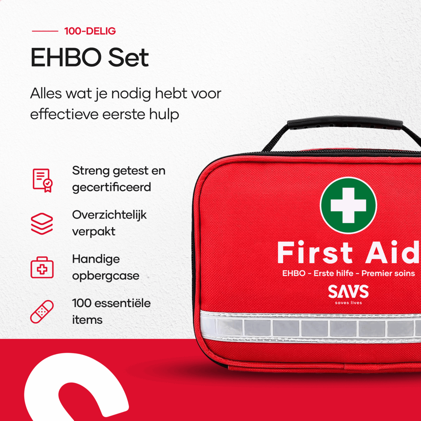 Koop SAVS EHBO-Kit 100-delig