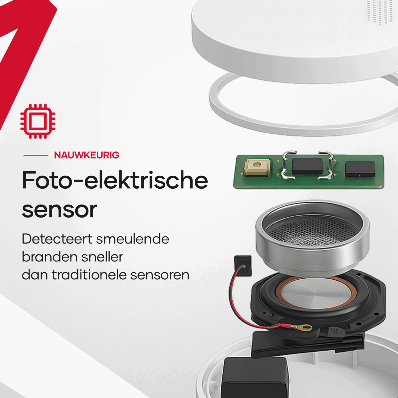 Koop SAVS SM11R4 Rookmelder - SafeLink draadloos koppelbaar
