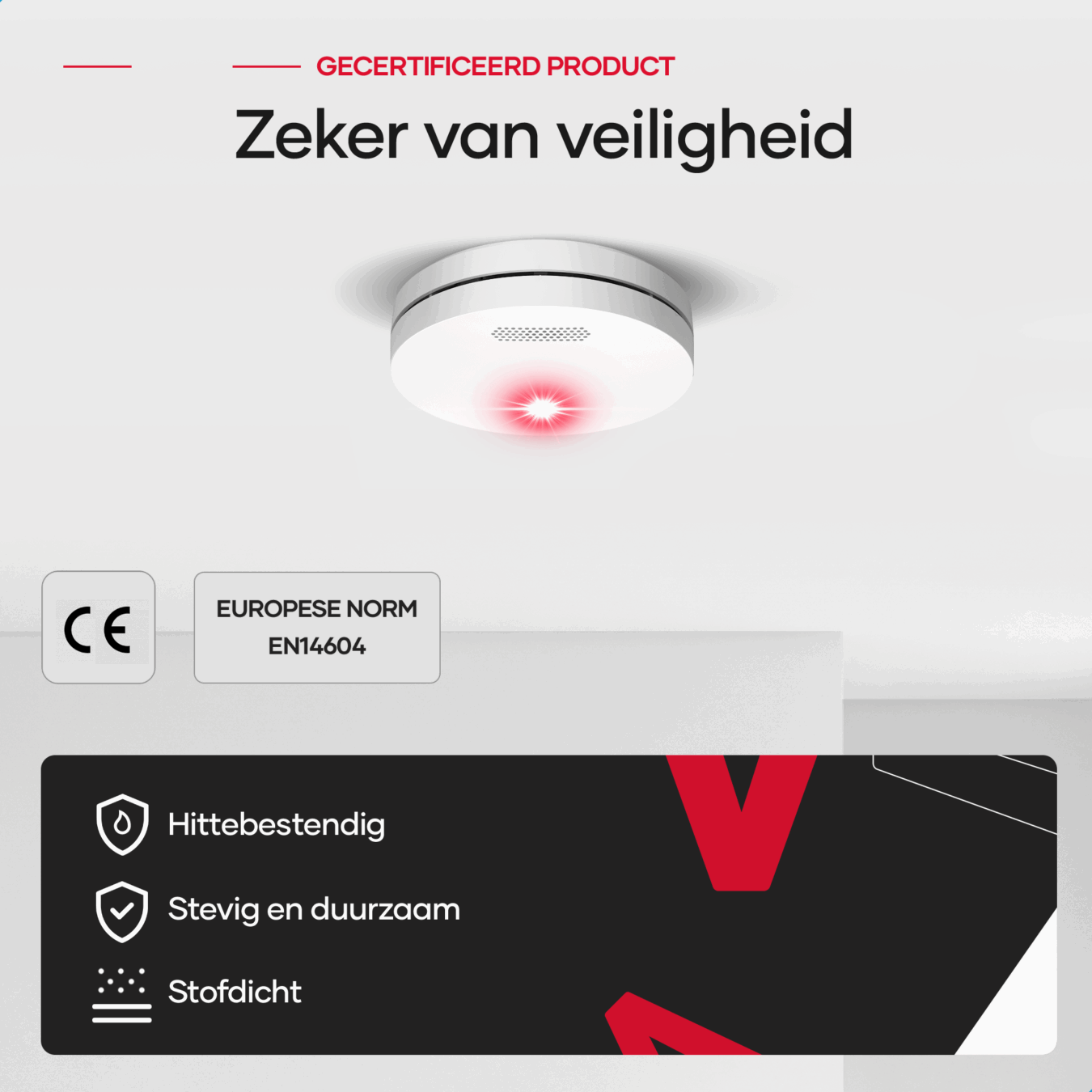 Koop SAVS SM11R4 Rookmelder - SafeLink draadloos koppelbaar