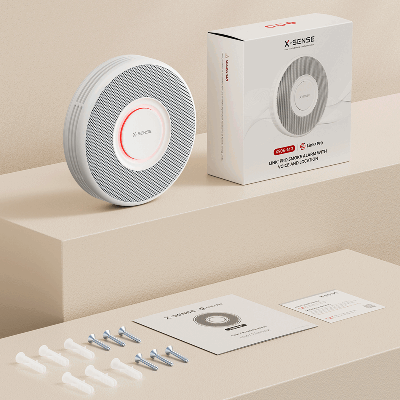 Koop X-Sense XS0B-MR Rookmelder Link+ Pro - Gesproken meldingen