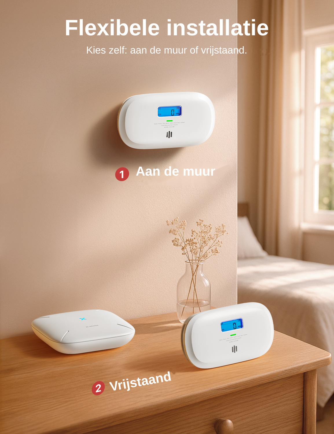 Koop X-Sense XC0C-MR Koolmonoxidemelder en SBS50 Base Station